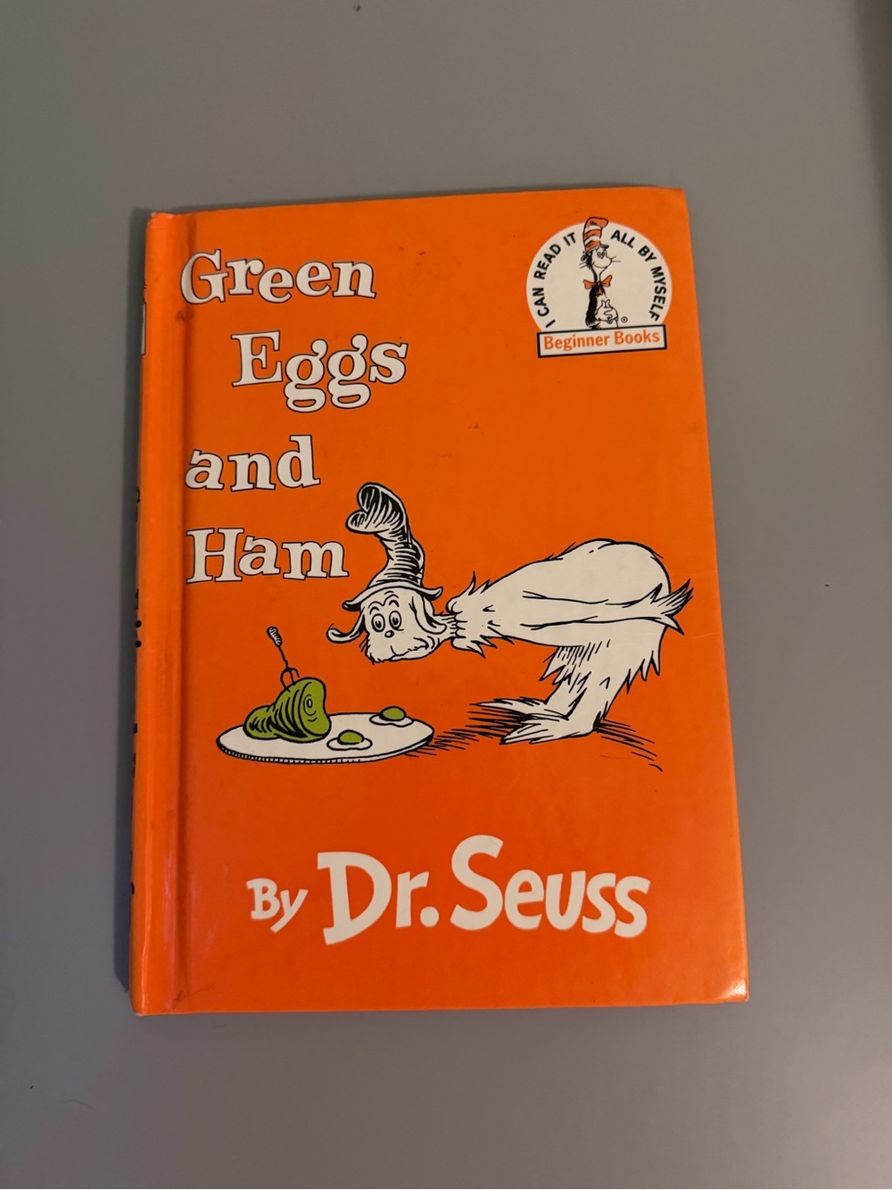 Dr. Seuss Orange Cover «Green Eggs and Ham»